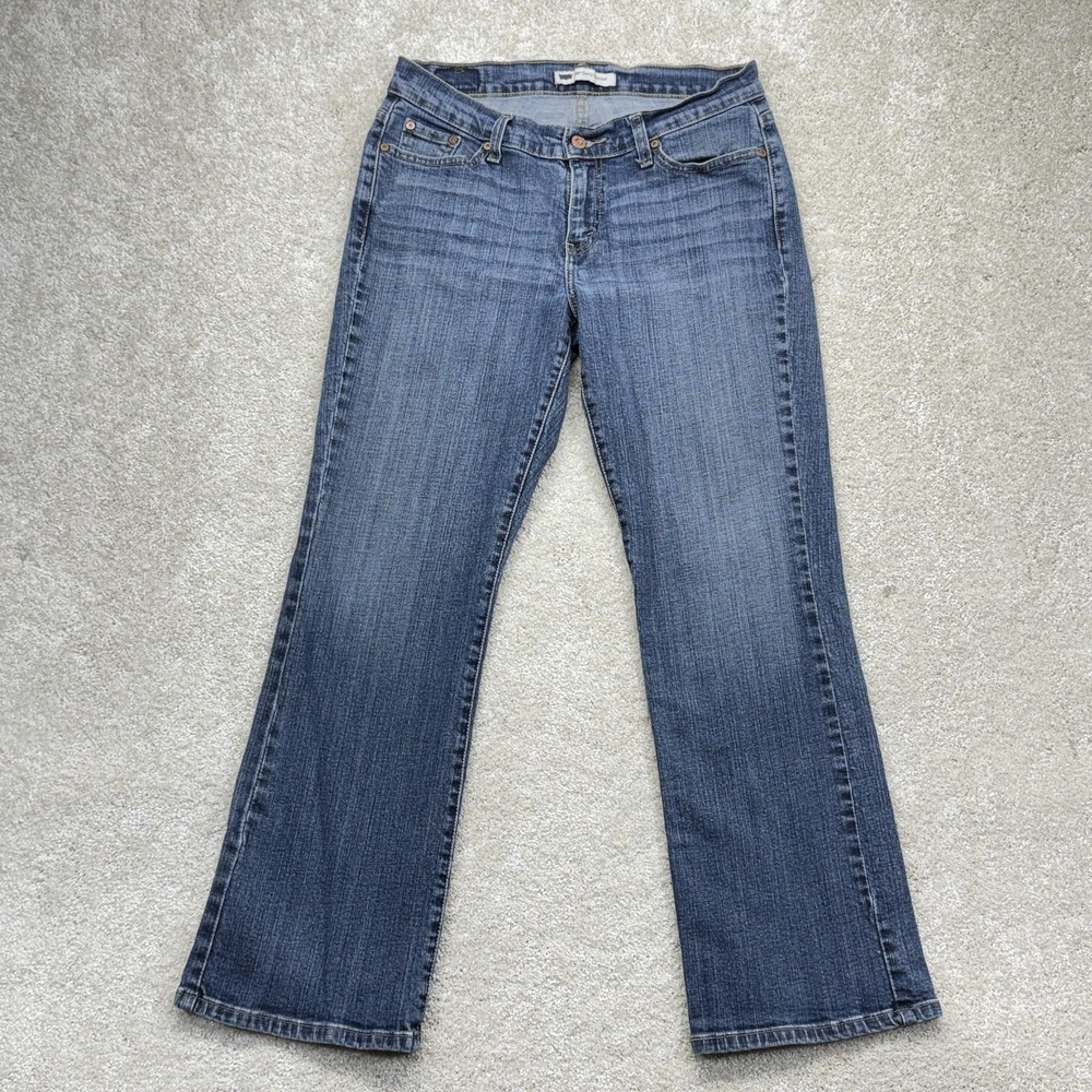 Levis‎ 529 Curvy Bootcut Jeans Womens 31X30 Blue Mid Rise Denim Medium Wash